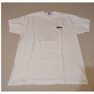 Vintage 1996 TML Conference Shirt Mens Large White Beefy-T Made in USA 20 Fish